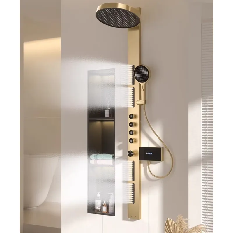 Brass Rainfall Shower Panel Se - огляд і ціна Spa & Wellness Dr Roy Sothers
